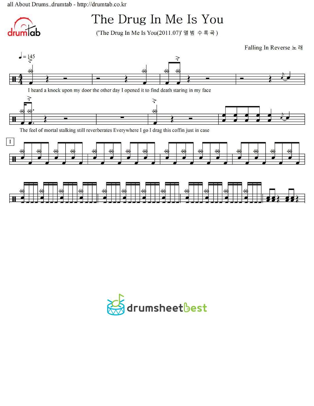 The Drug In Me Is You preview page 1