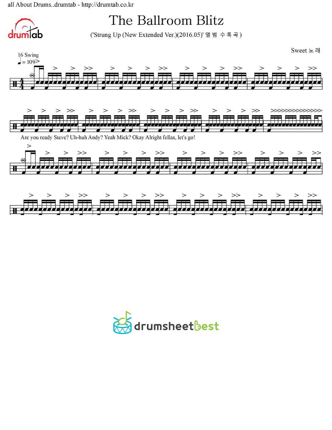 The Ballroom Blitz preview page 1