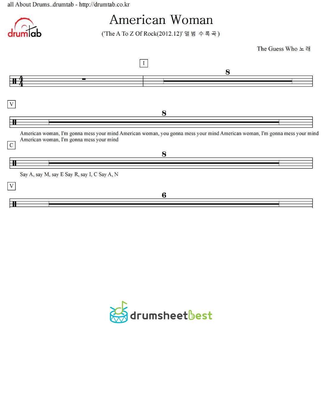 American Woman preview page 1