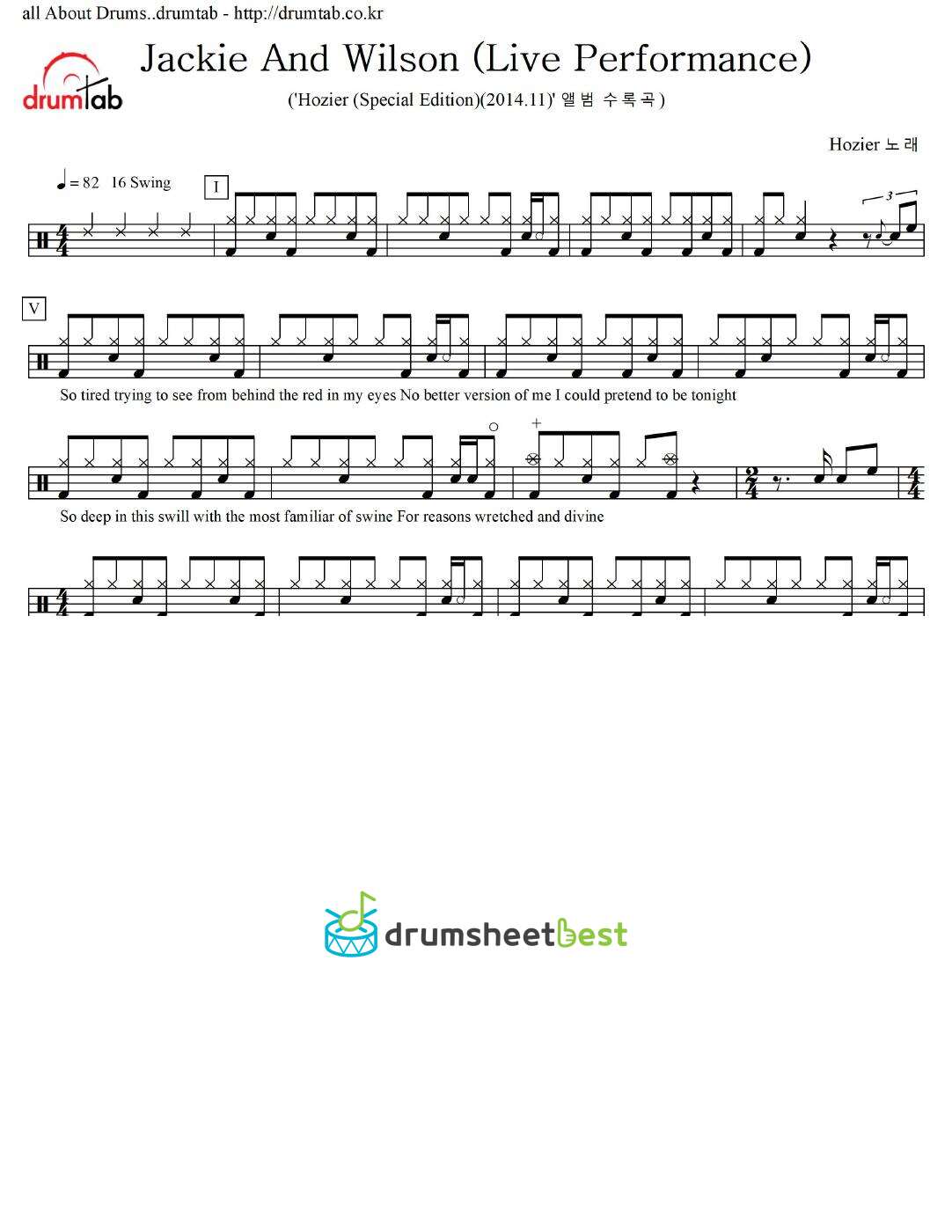 Jackie And Wilson (Live Performance) preview page 1