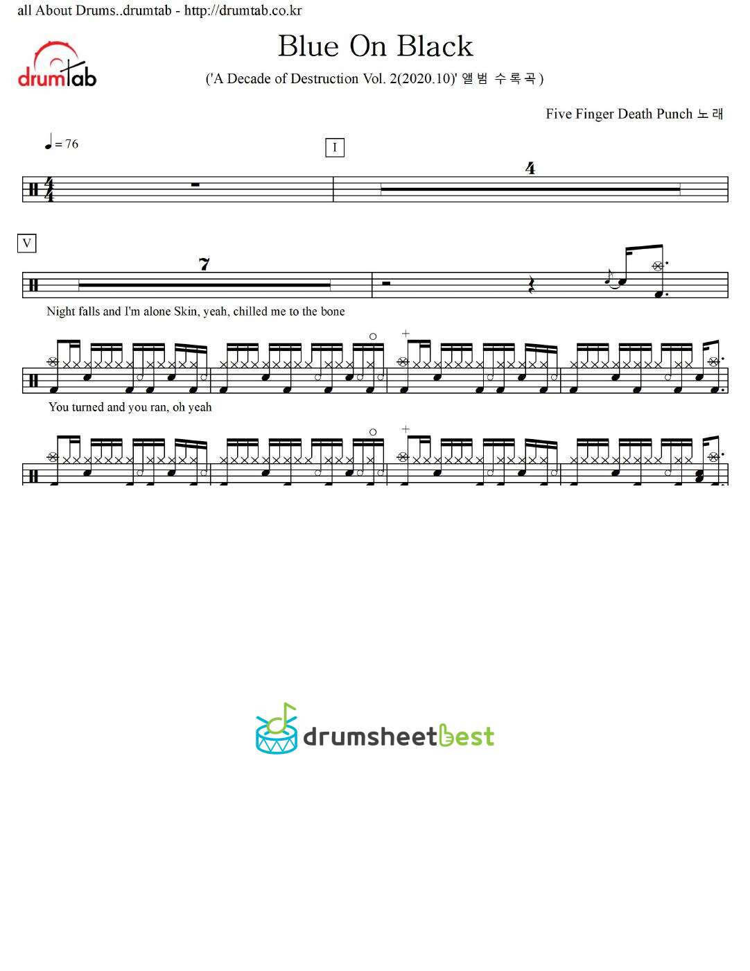 Blue On Black preview page 1