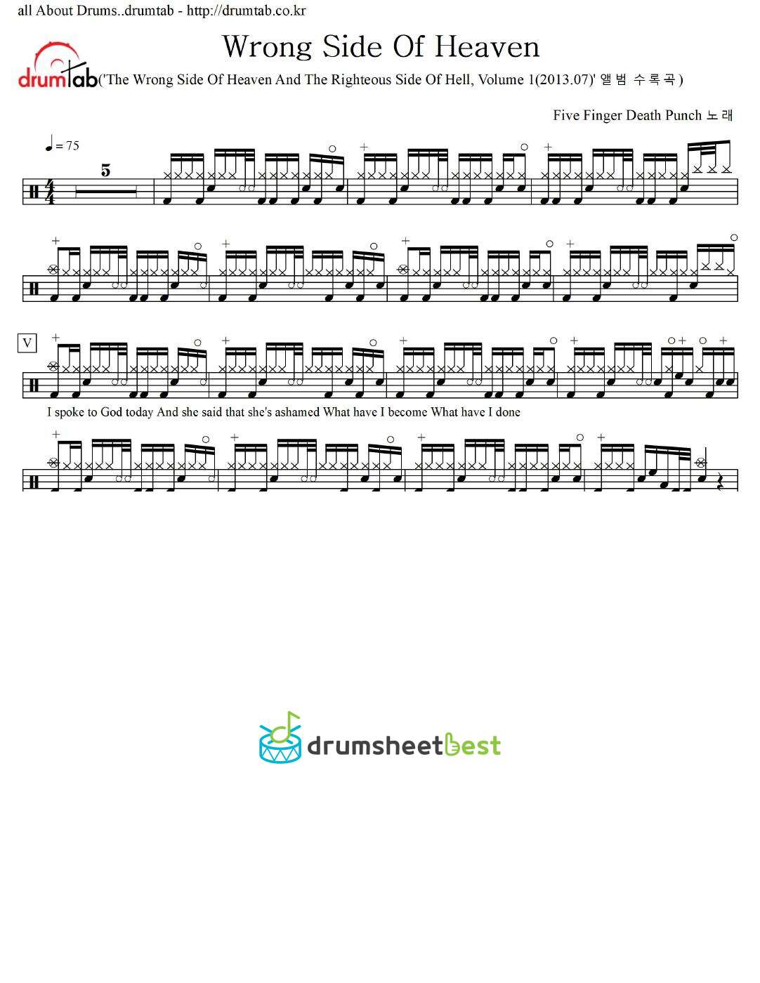 Wrong Side Of Heaven preview page 1