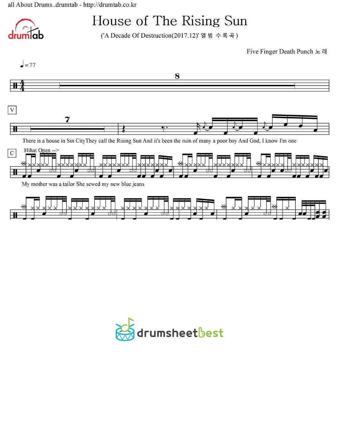 House of The Rising Sun preview page 1