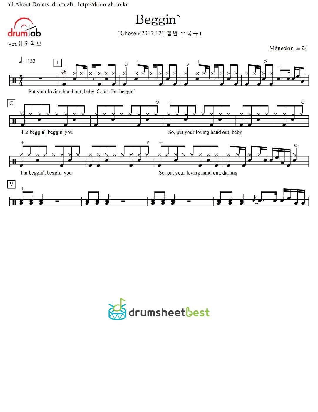 Beggin' preview page 1