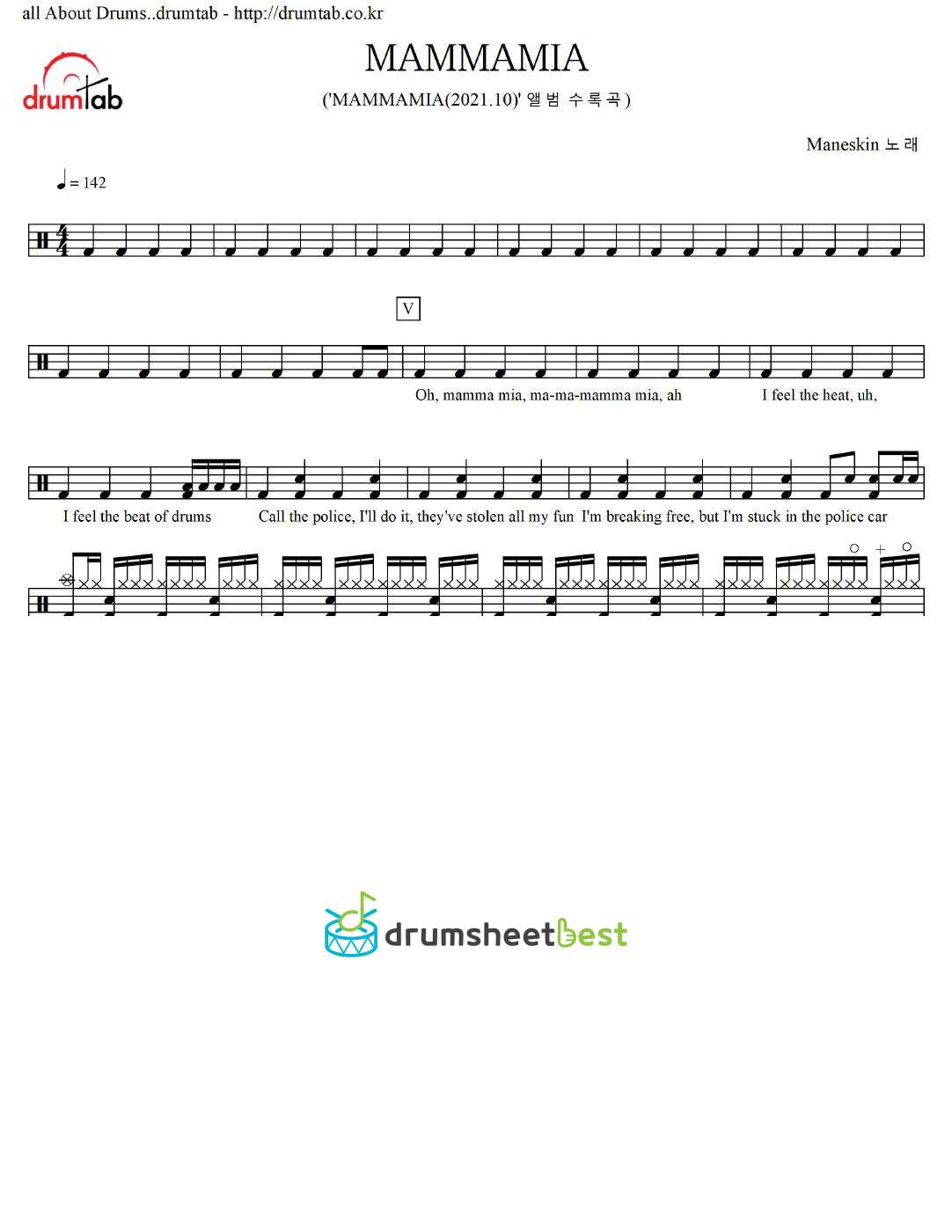 MAMMAMIA preview page 1