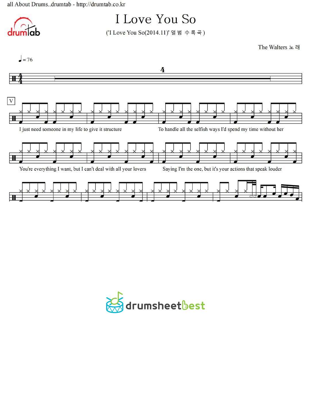 I Love You So preview page 1