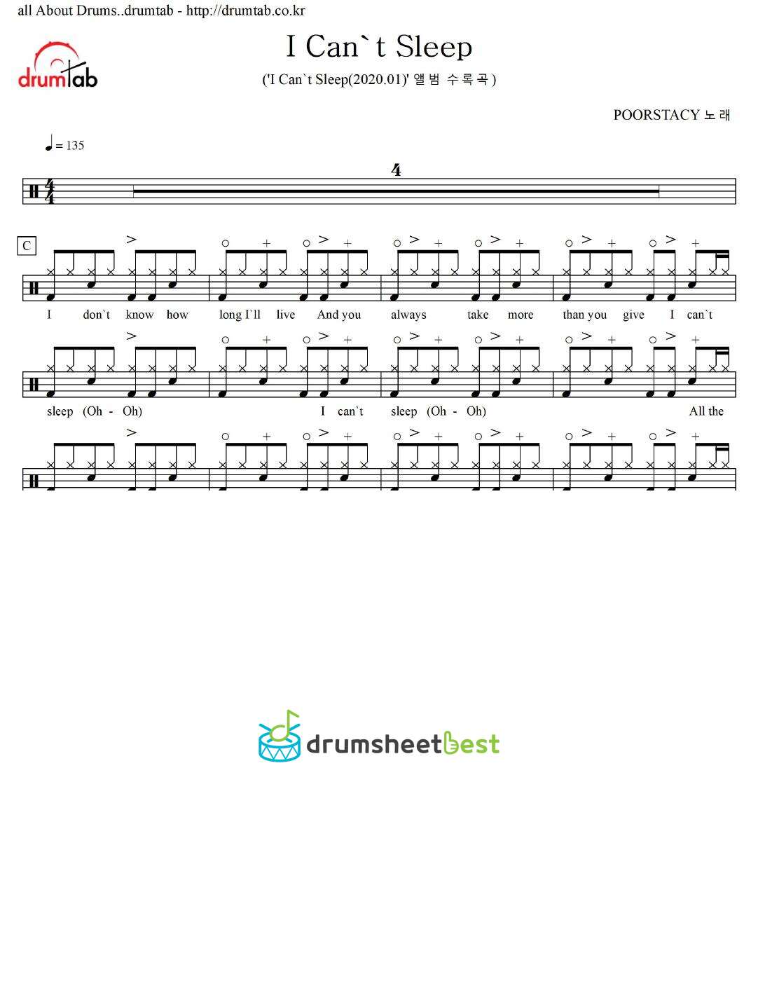 I Can't Sleep preview page 1