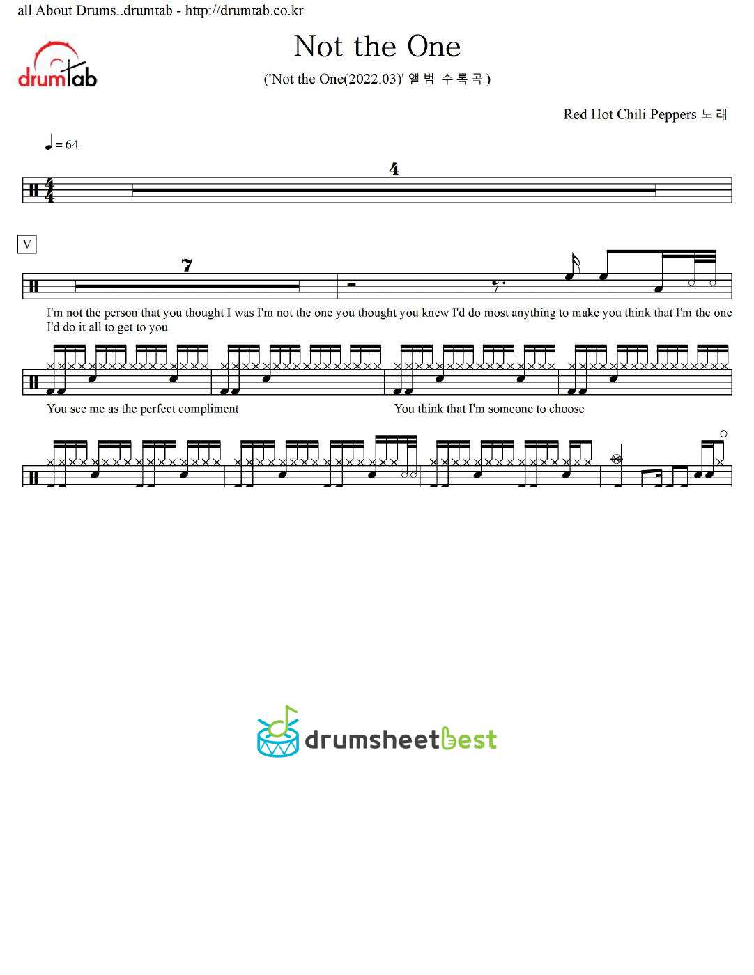 Not the One preview page 1