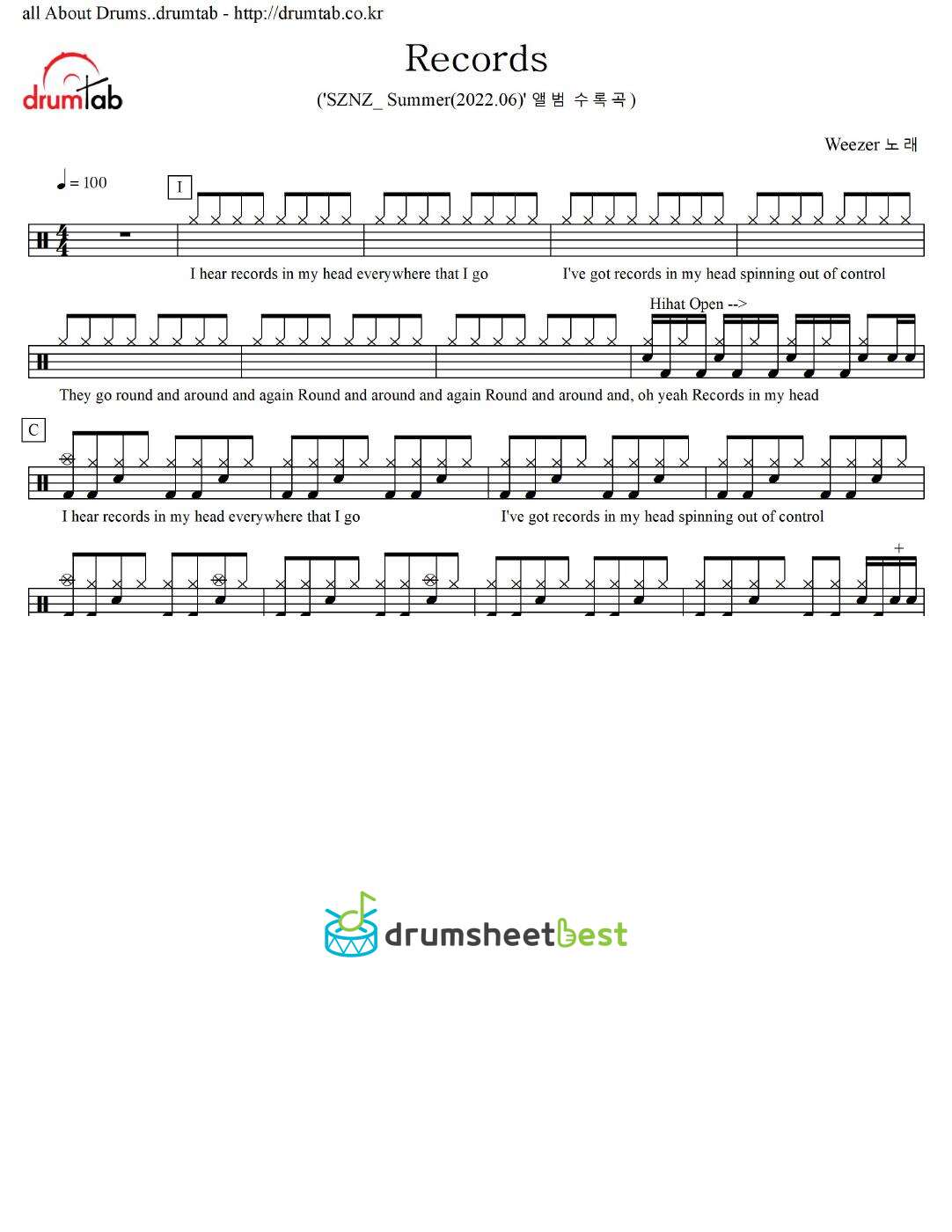 Records preview page 1