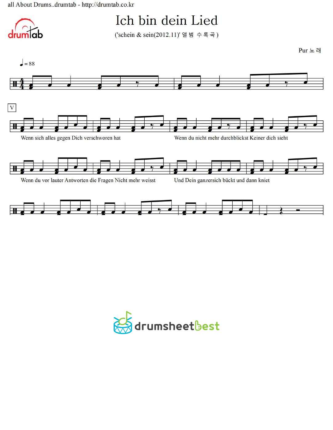 Ich bin dein Lied preview page 1