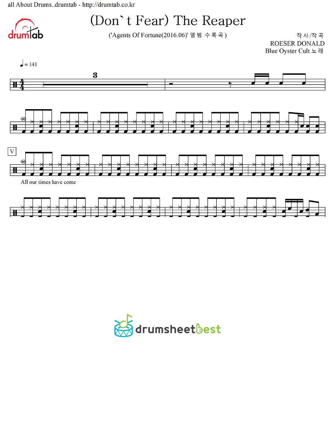 (Don't Fear) The Reaper preview page 1