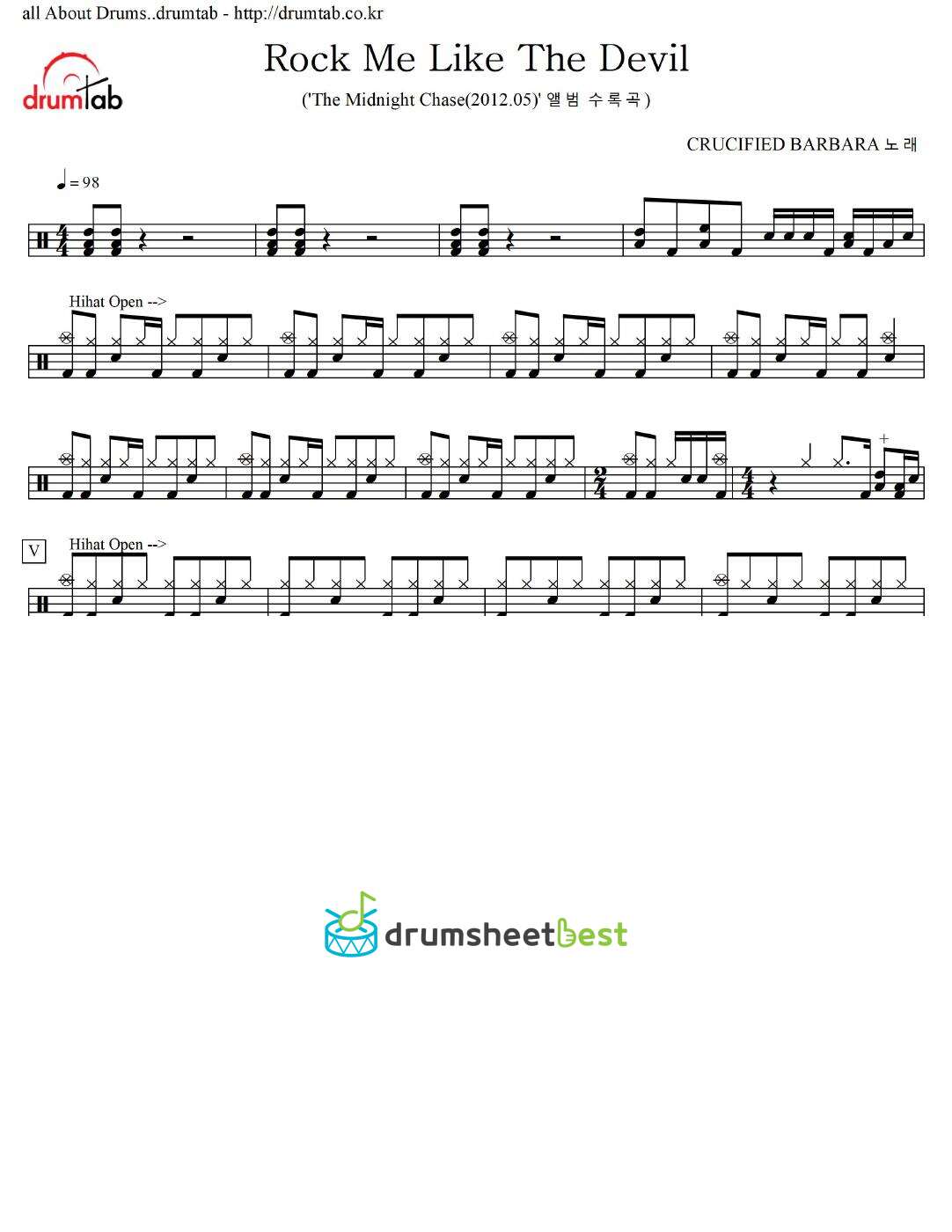 Rock Me Like The Devil preview page 1