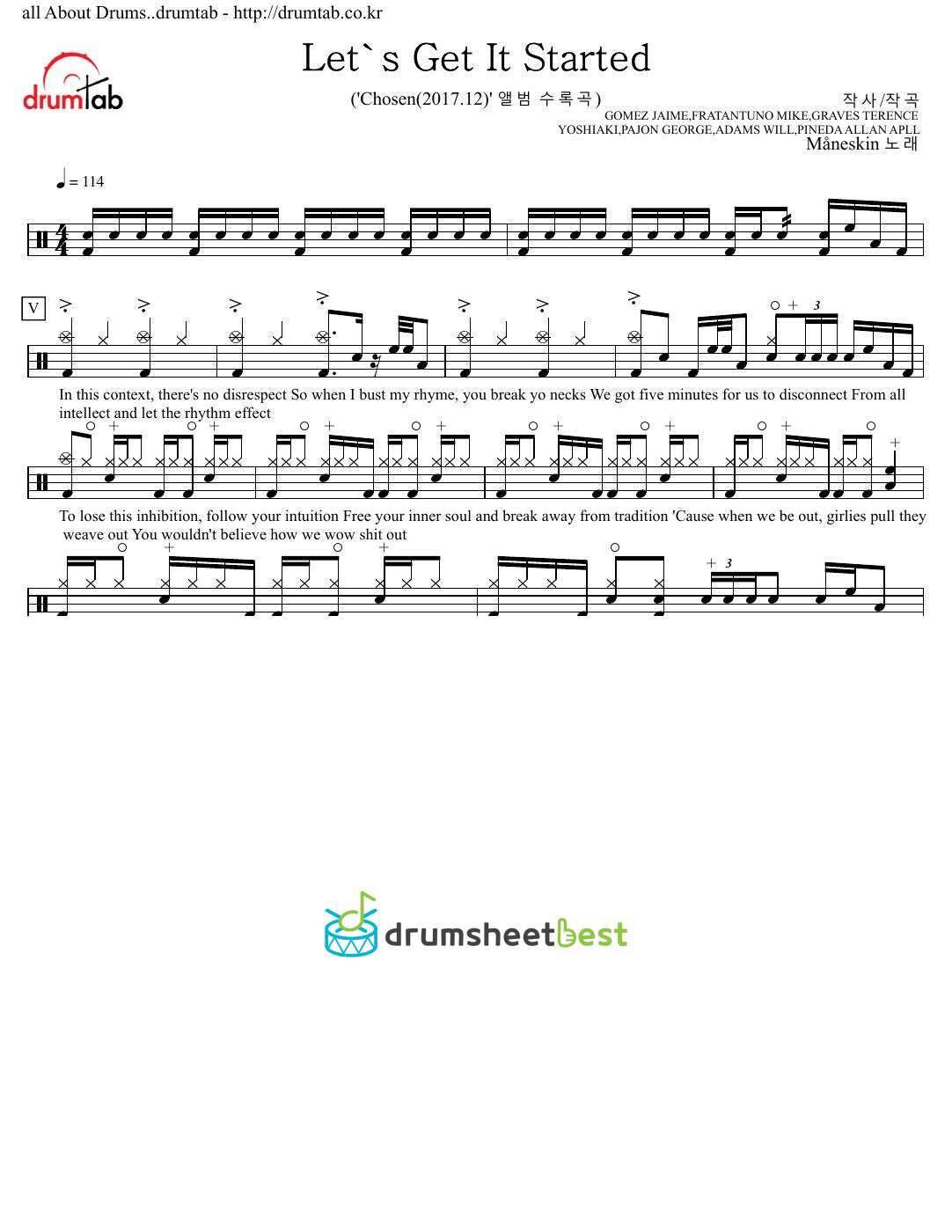 Let's Get It Started preview page 1