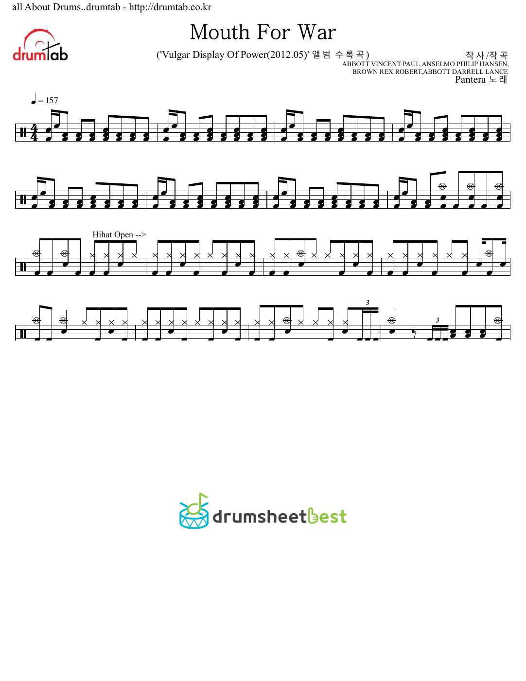 Mouth For War preview page 1