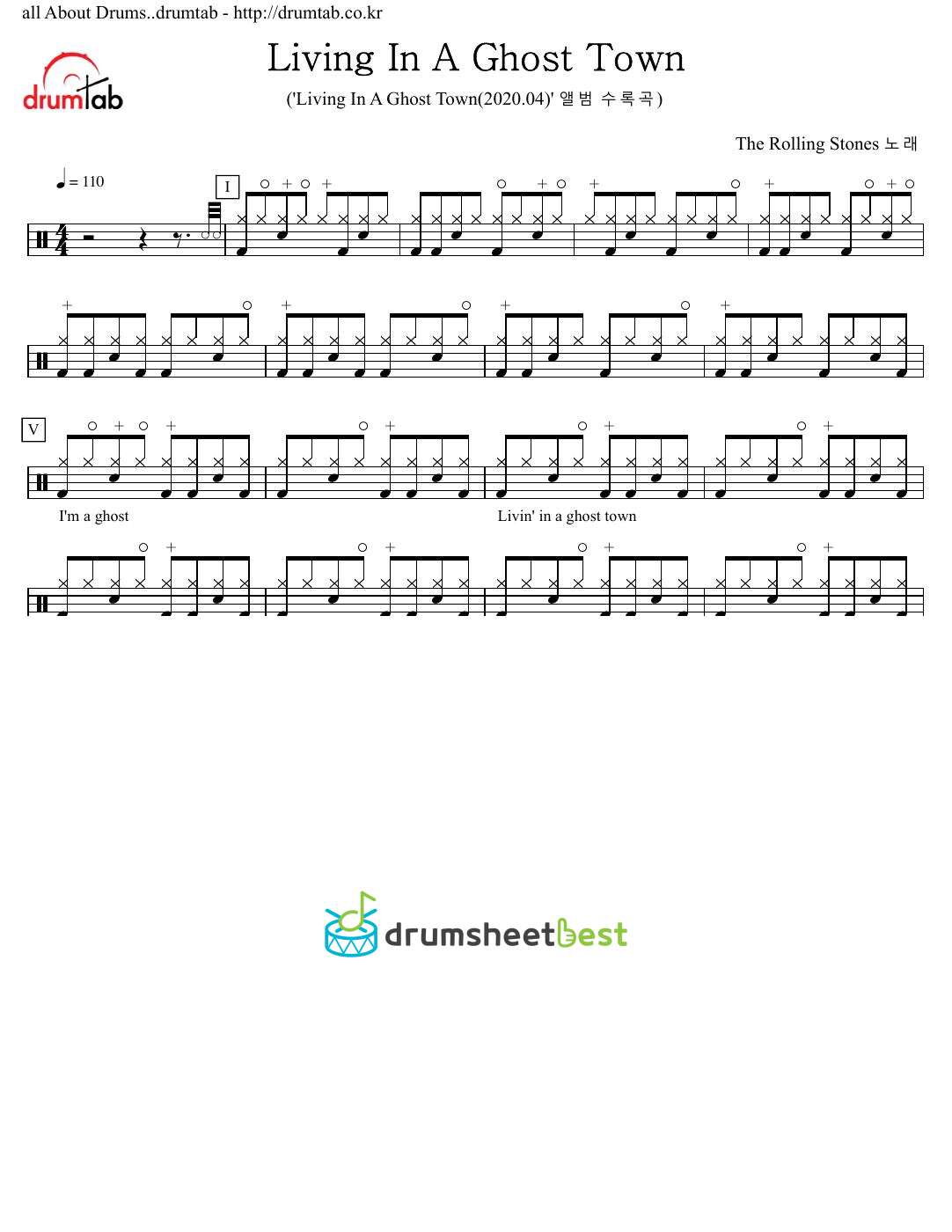 Living In A Ghost Town preview page 1