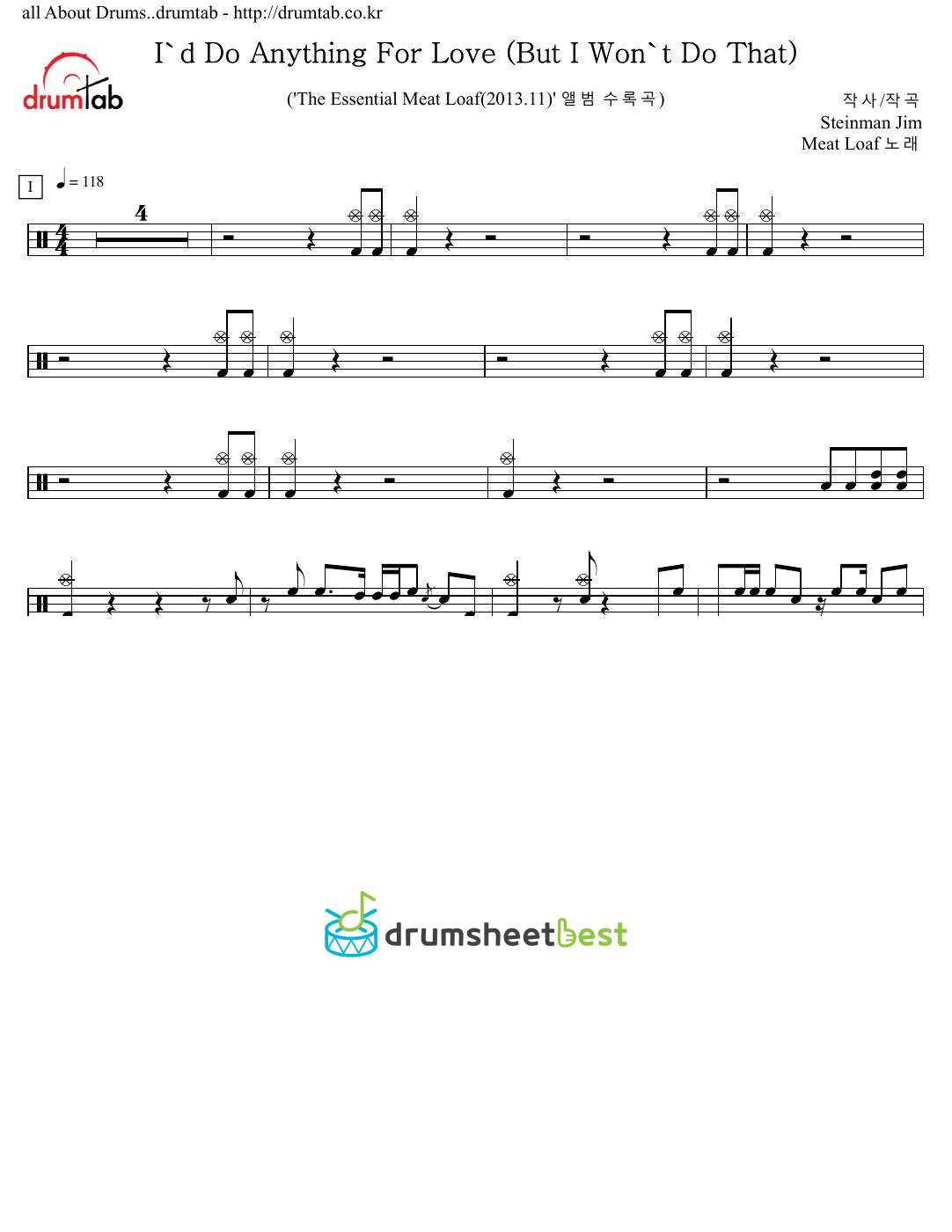 I'd Do Anything For Love (But I Won't Do That) preview page 1