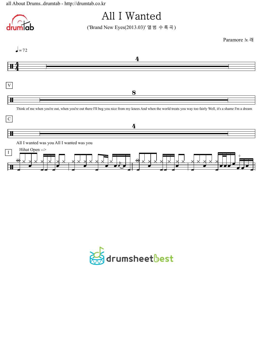 All I Wanted preview page 1