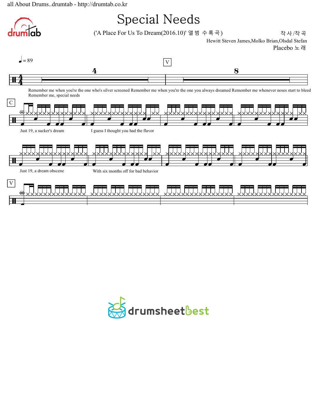 Special Needs preview page 1