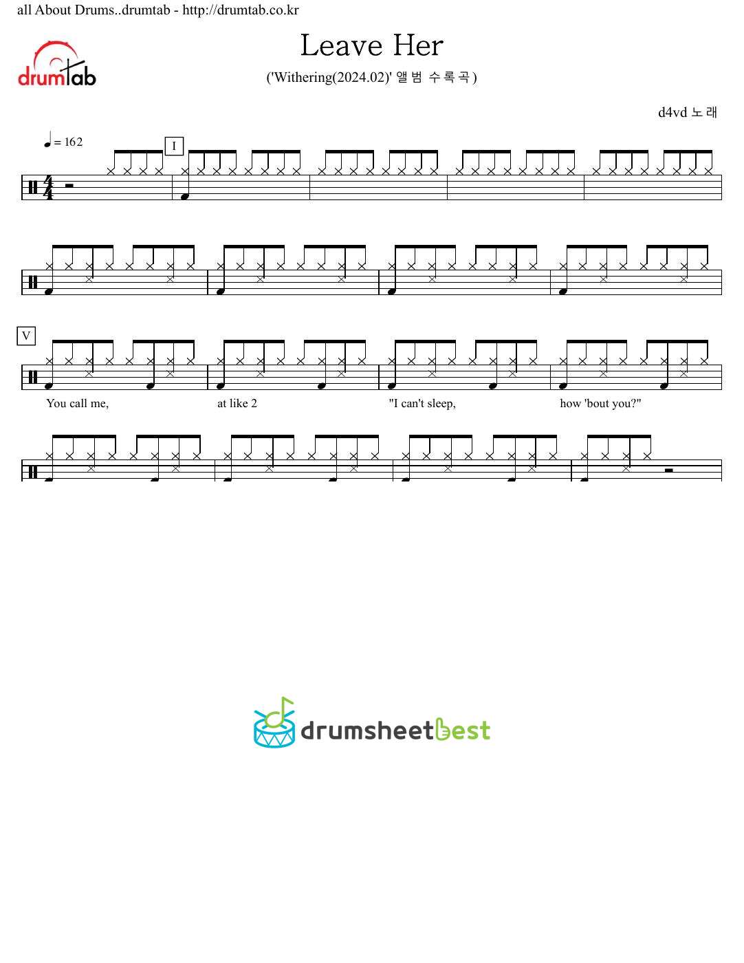 Leave Her preview page 1