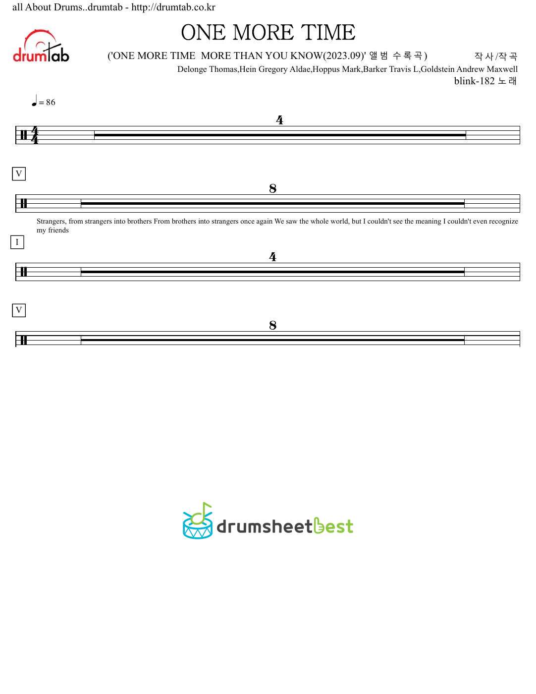 ONE MORE TIME preview page 1