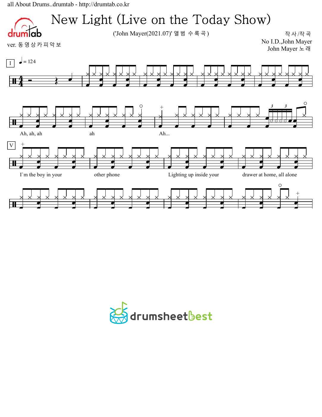 New Light (Live on the Today Show) preview page 1