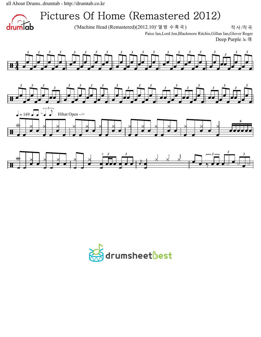 Pictures Of Home (Remastered 2012) preview page 1