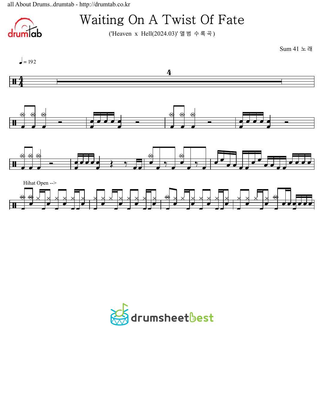 Waiting On A Twist Of Fate preview page 1