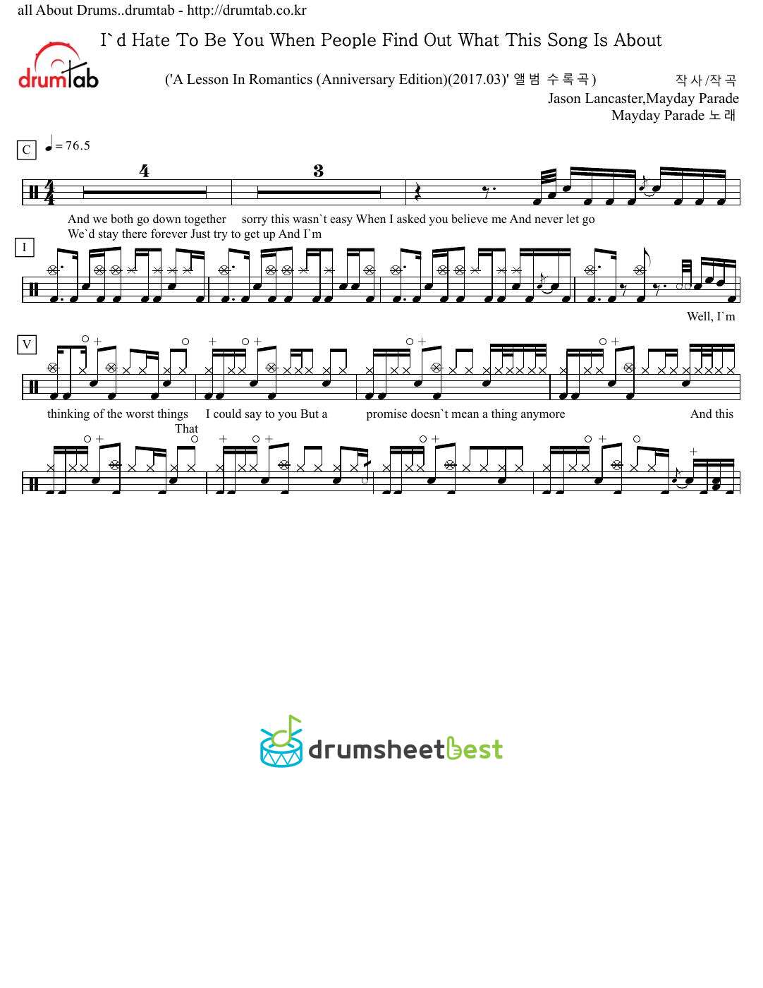 I'd Hate To Be You When People Find Out What This Song Is About preview page 1