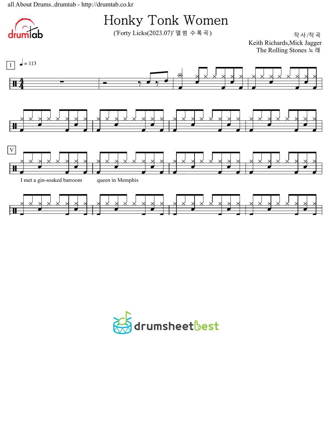 Honky Tonk Women preview page 1