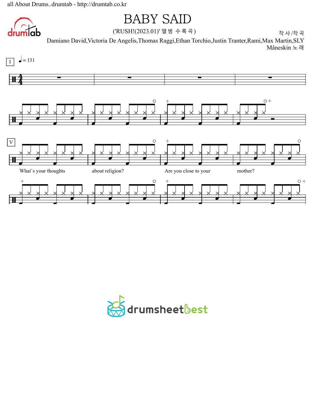 BABY SAID preview page 1