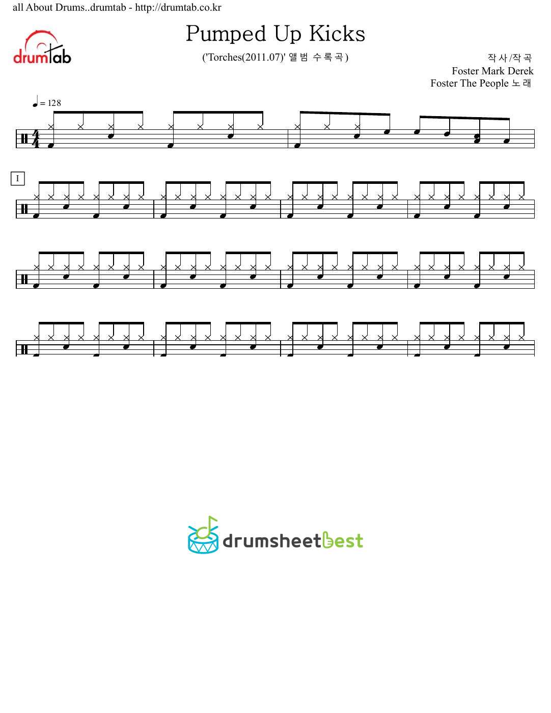 Pumped Up Kicks preview page 1