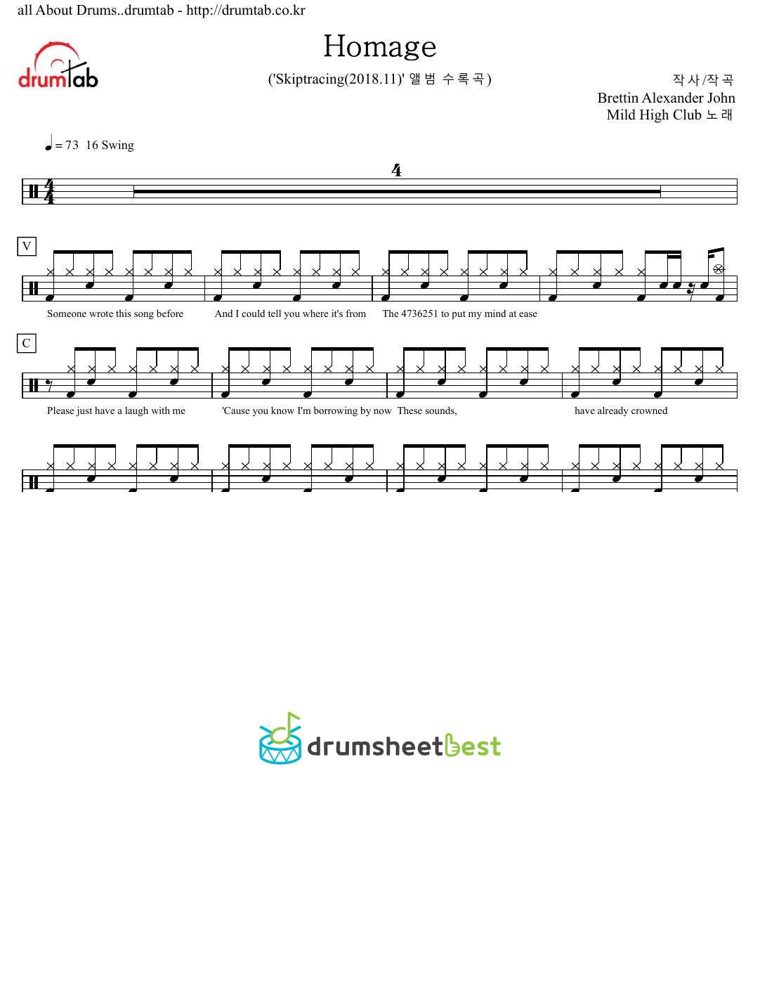 Homage preview page 1