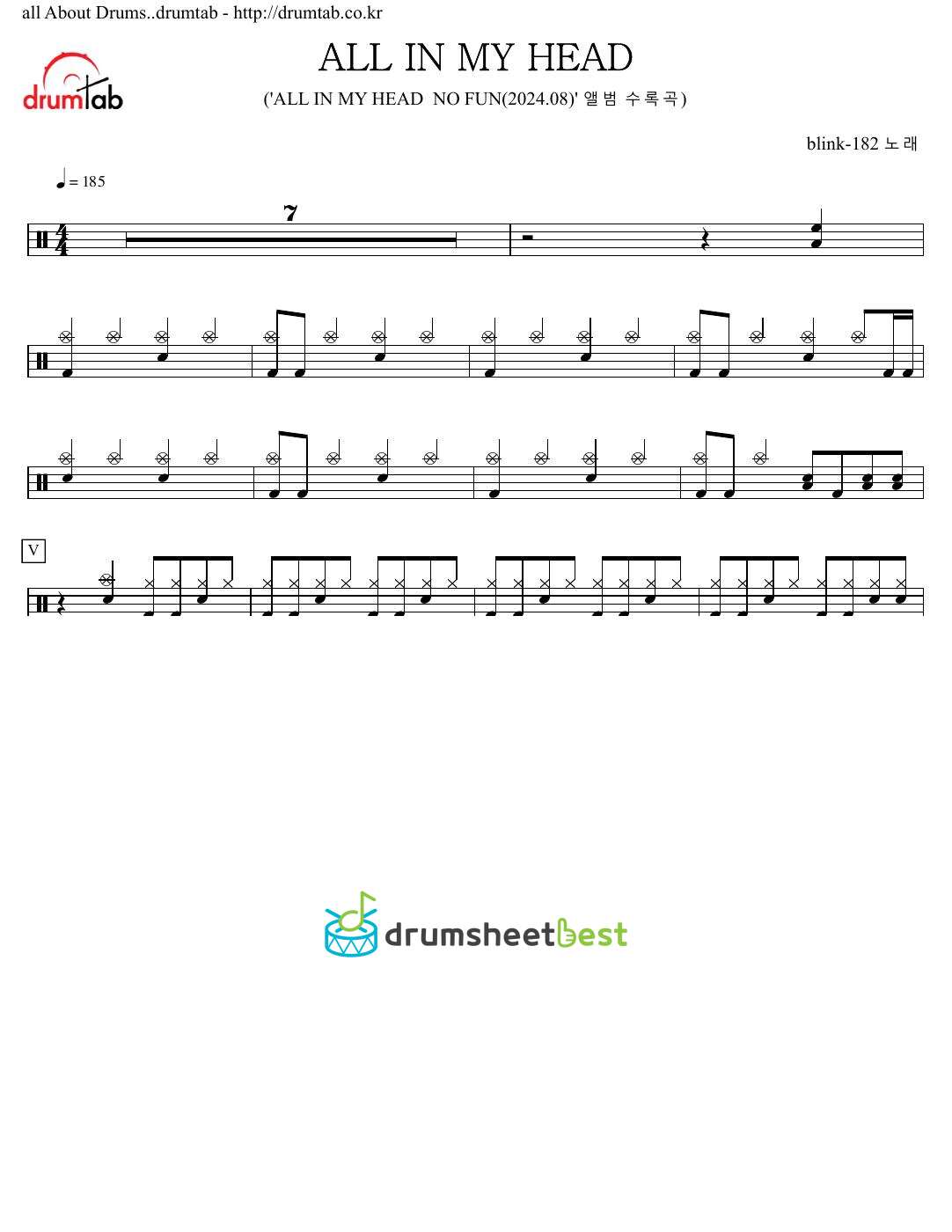 ALL IN MY HEAD preview page 1