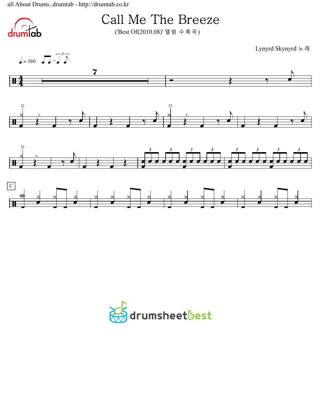 Call Me The Breeze preview page 1