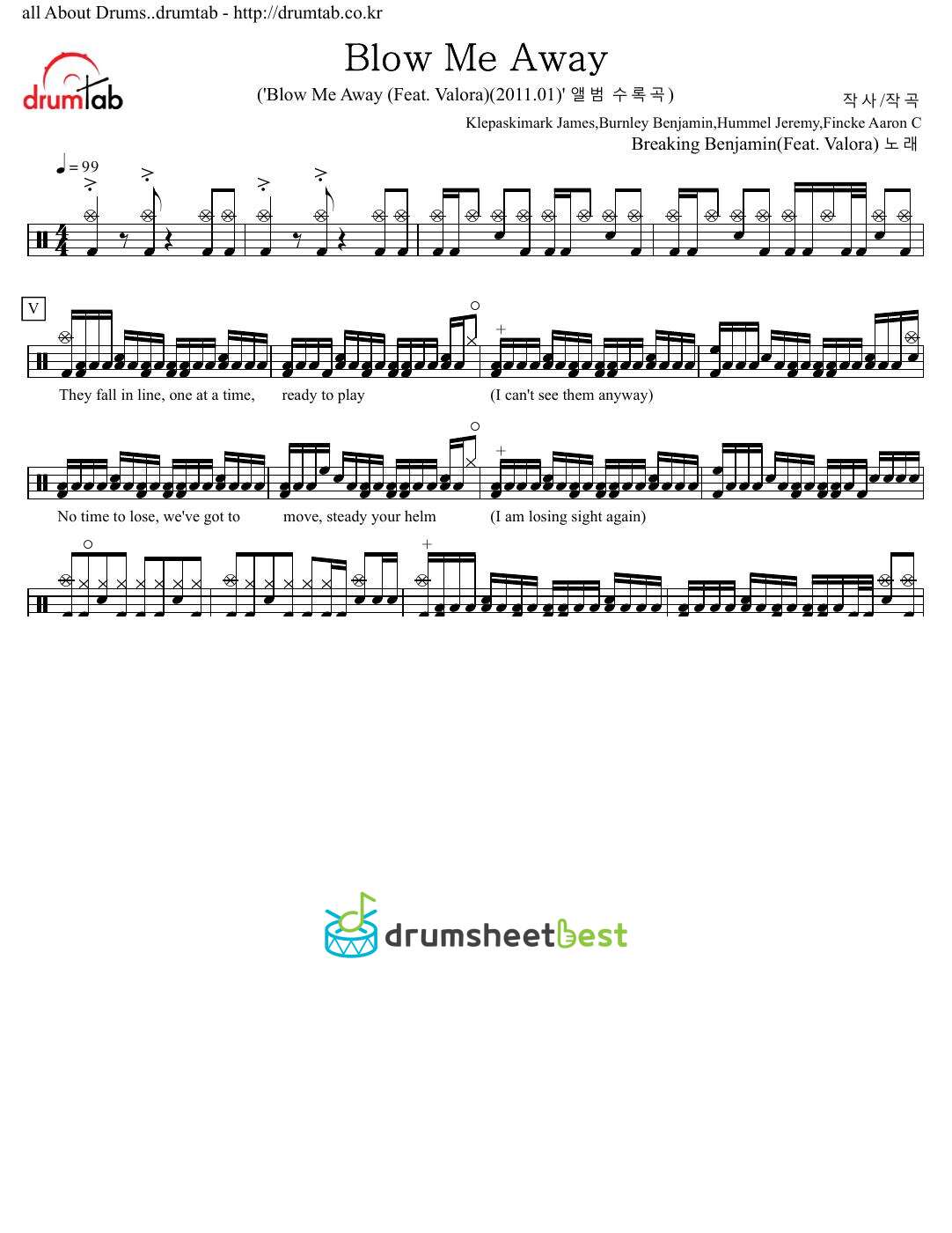 Blow Me Away preview page 1