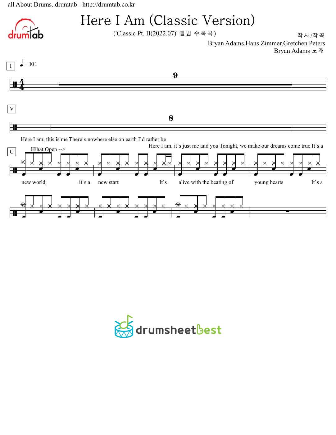 Here I Am (Classic Version) preview page 1