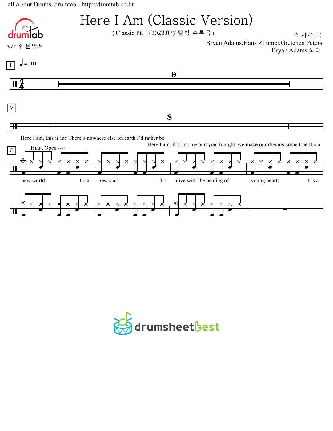 Here I Am (Classic Version) preview page 1