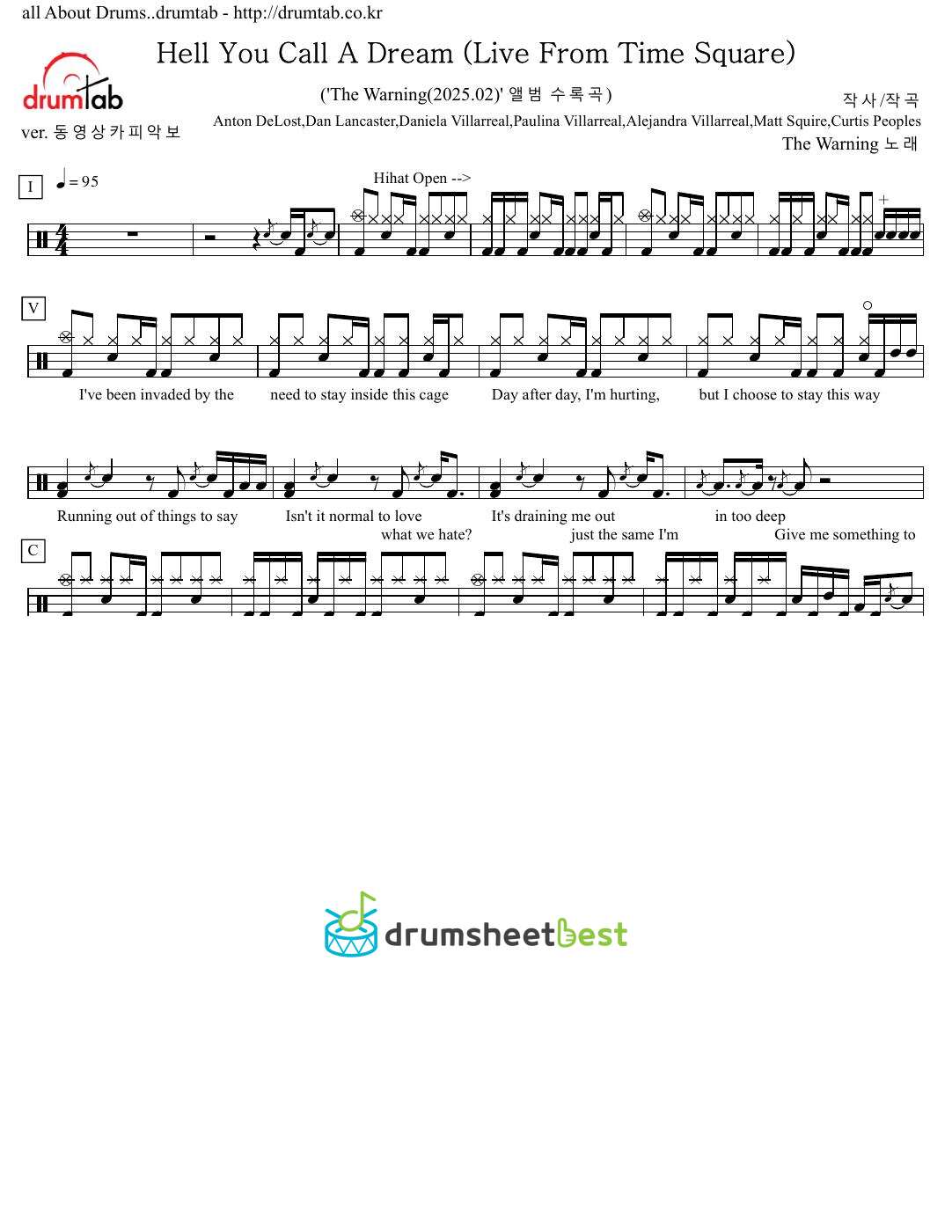 Hell You Call A Dream (Live From Time Square) preview page 1