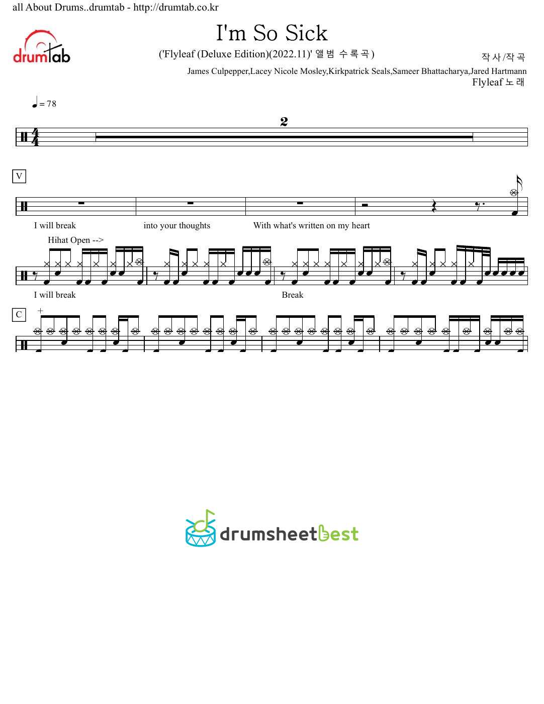 I'm So Sick preview page 1