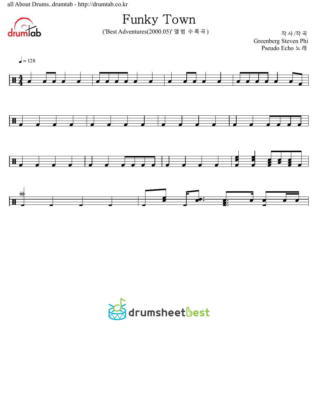 Funky Town preview page 1