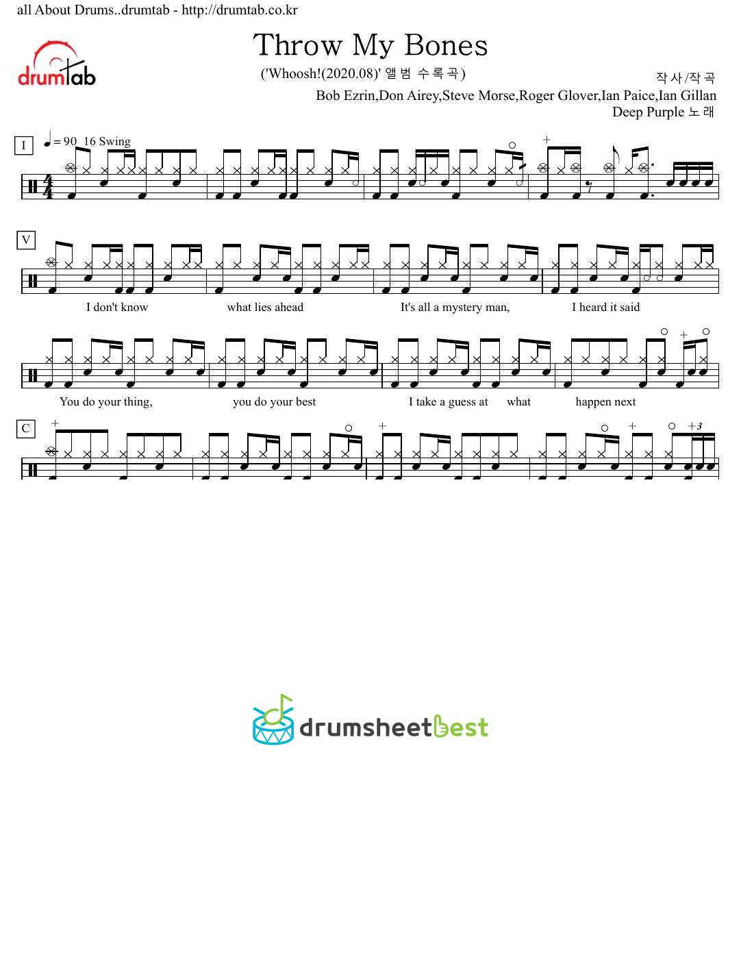 Throw My Bones preview page 1