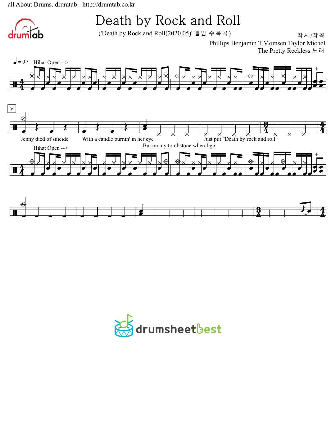 Death by Rock and Roll preview page 1