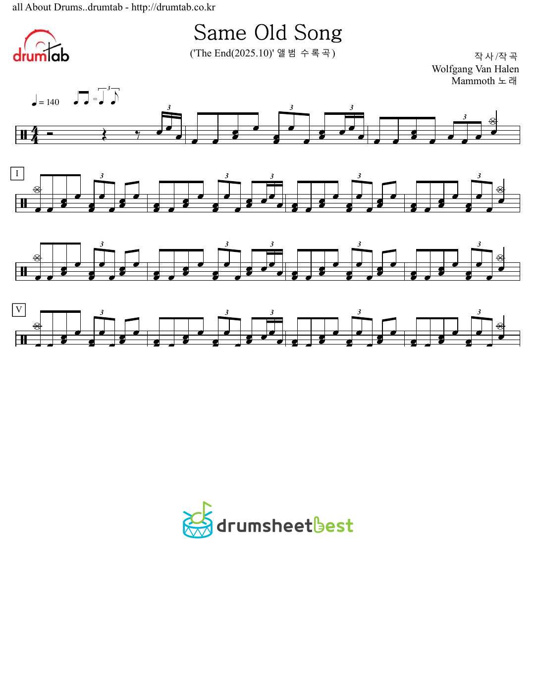 Same Old Song preview page 1