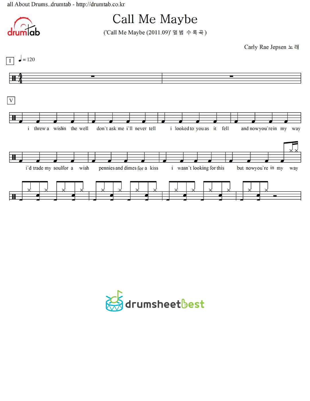 Call Me Maybe preview page 1