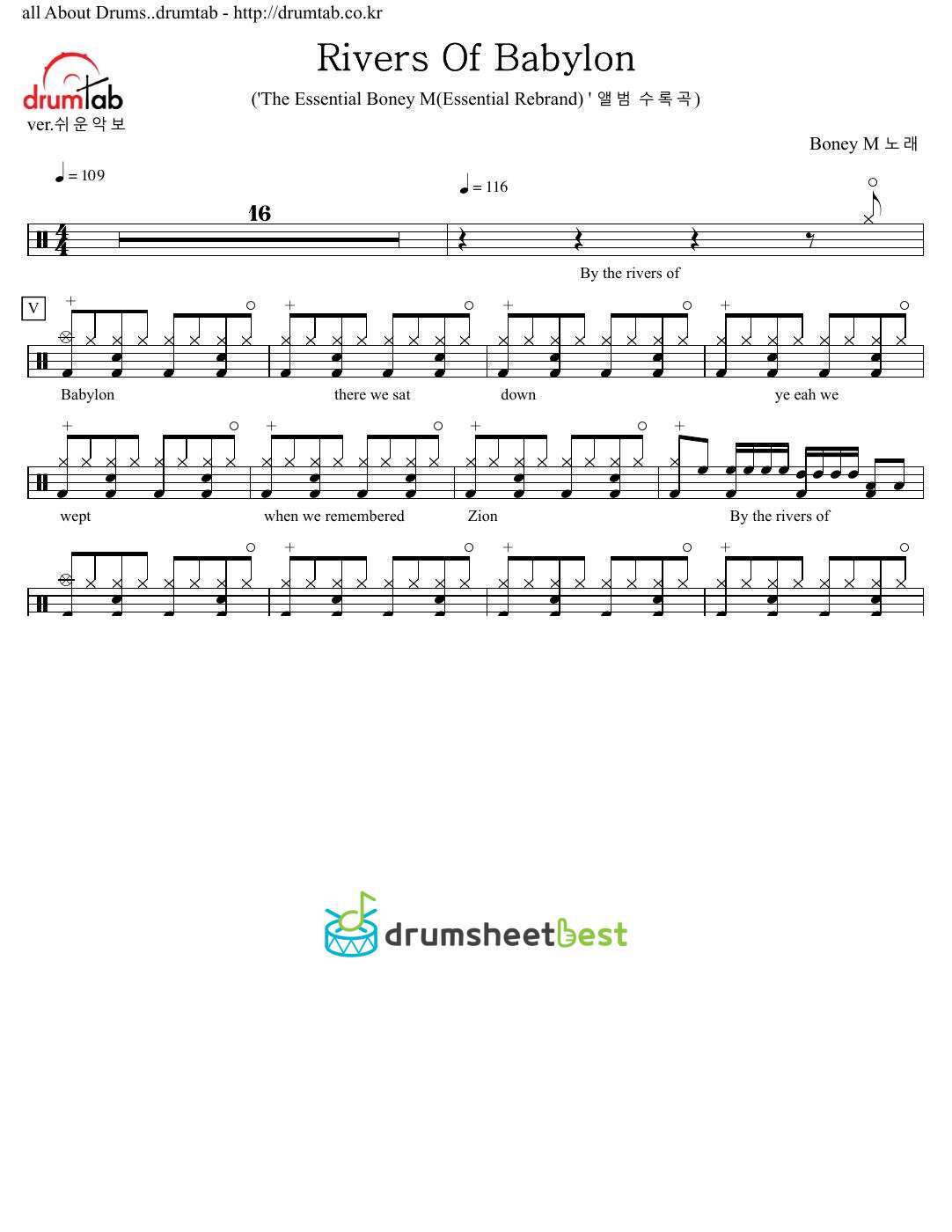 Rivers Of Babylon preview page 1