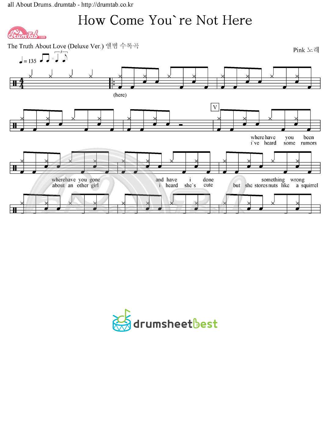 How Come You're Not Here preview page 1