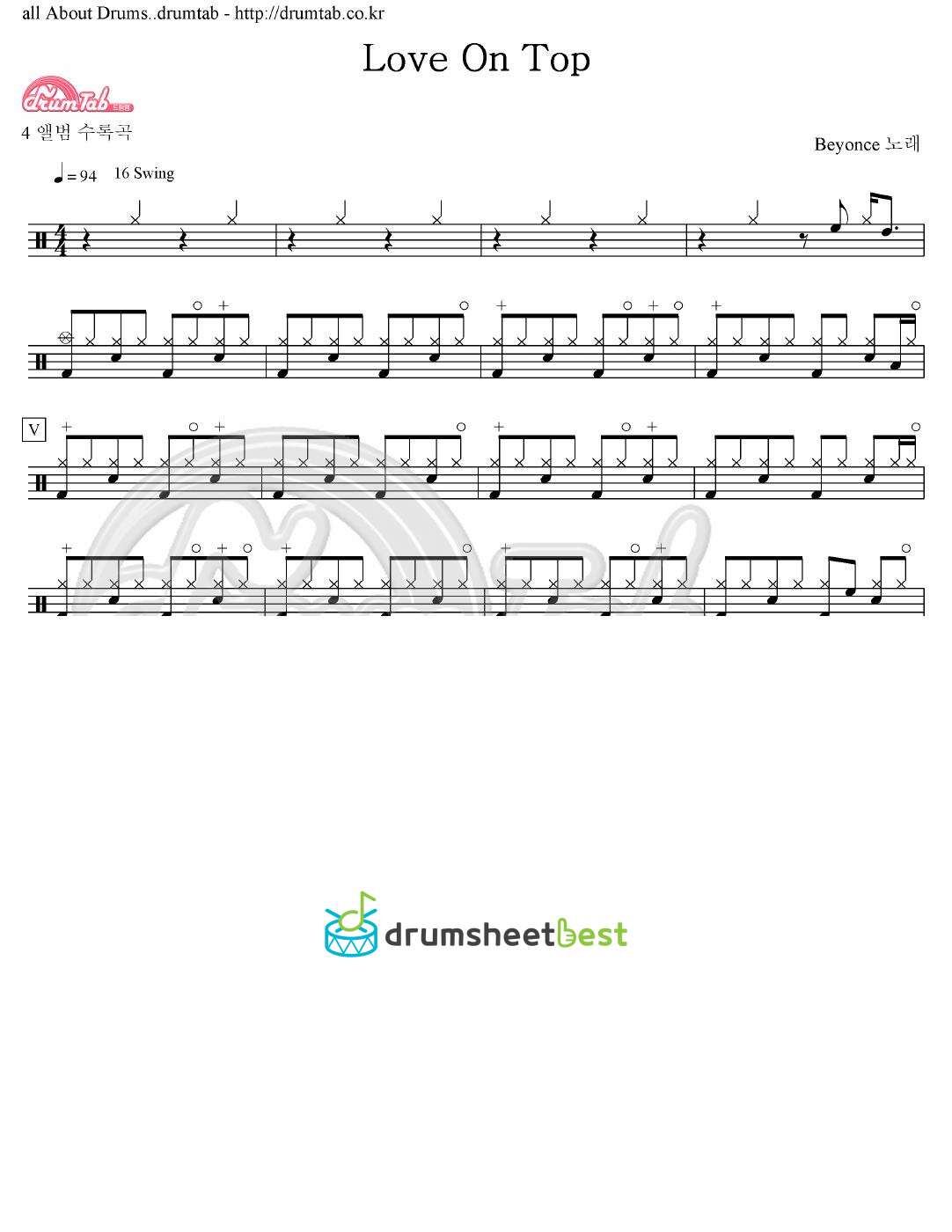 Love On Top preview page 1