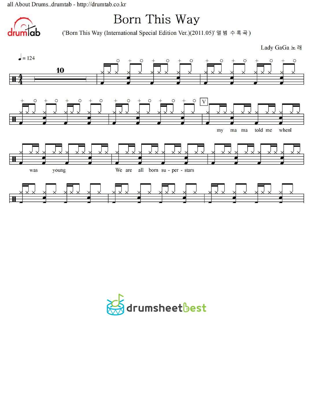 Born This Way preview page 1