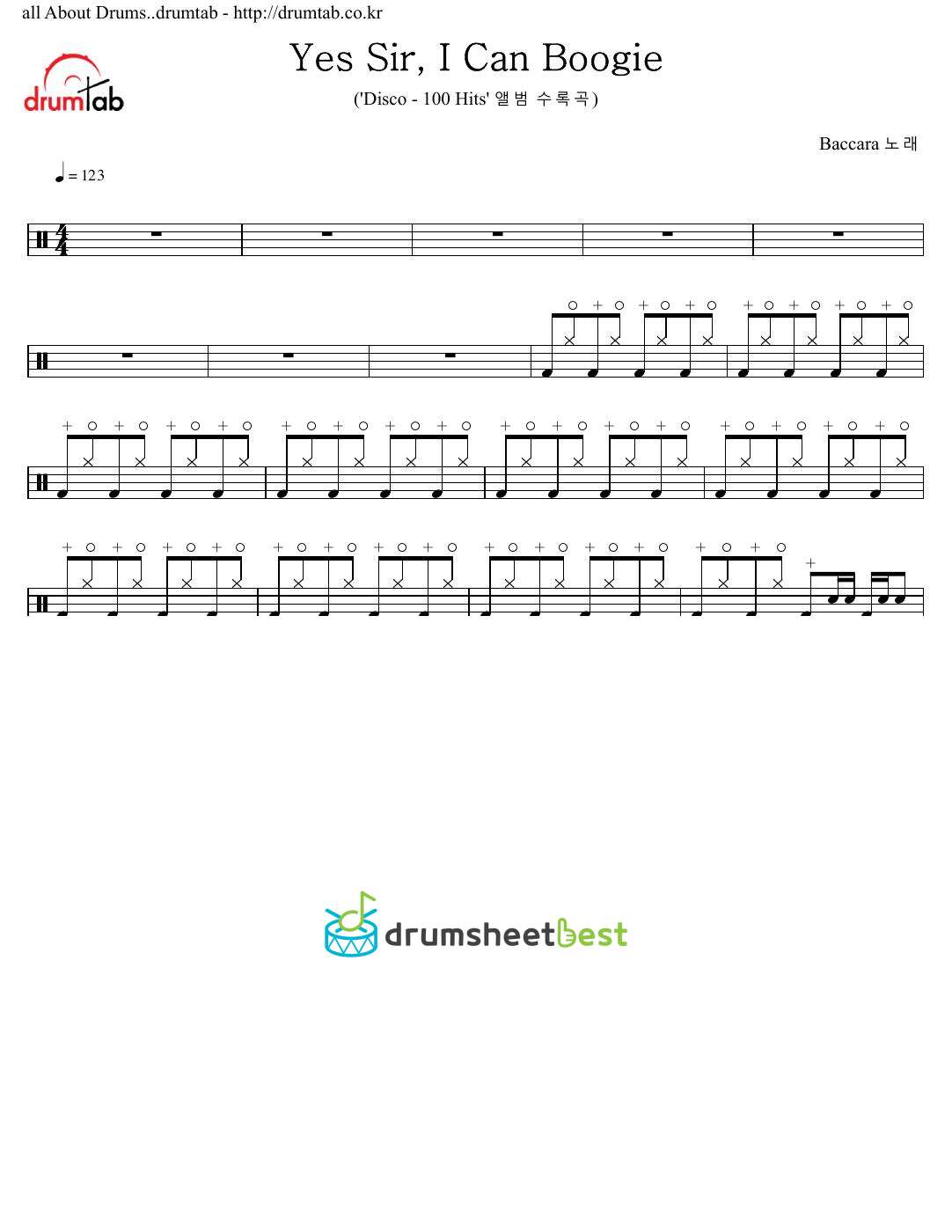 Yes Sir, I Can Boogie preview page 1