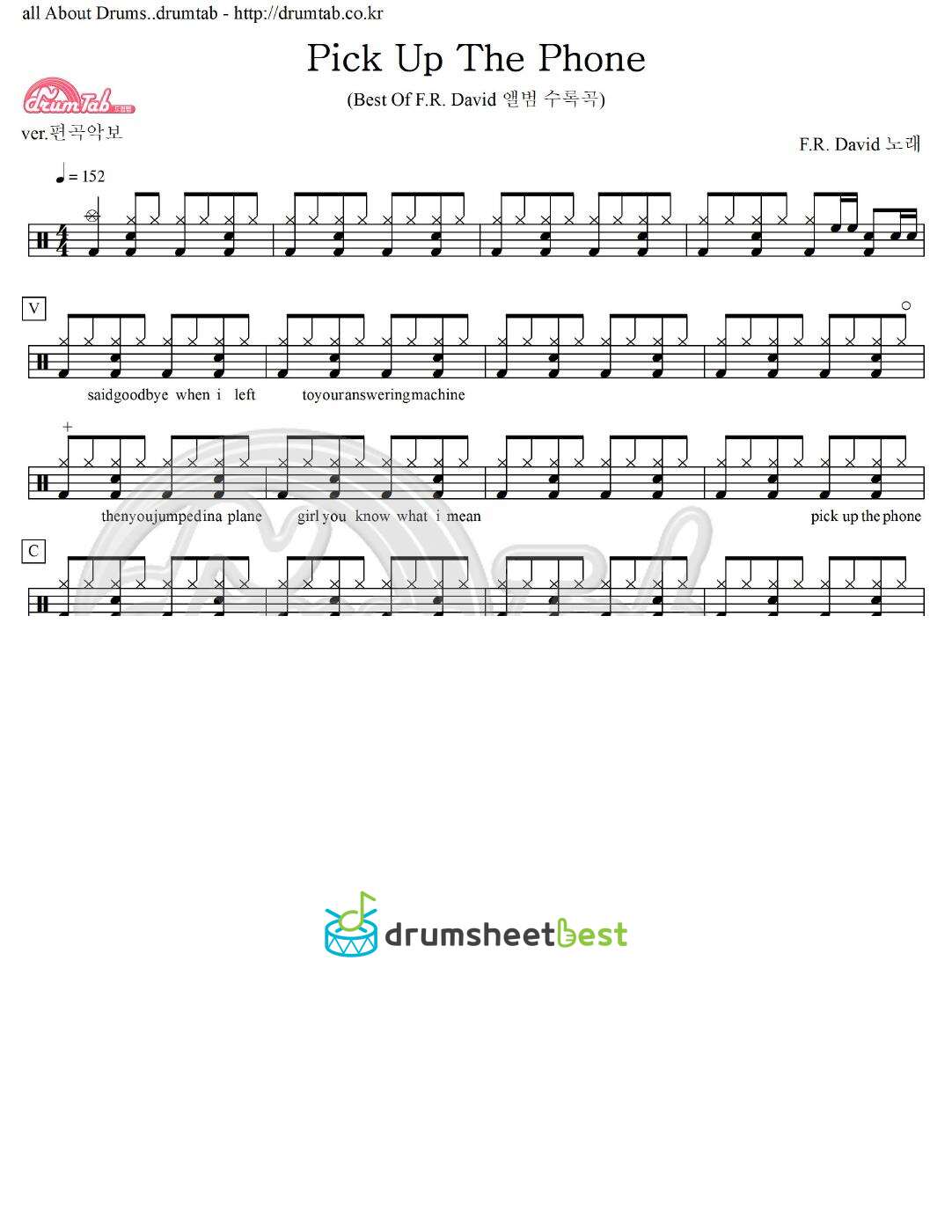 Pick Up The Phone preview page 1